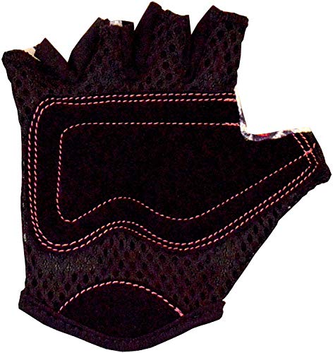 KIDDIMOTO Guantes de Ciclismo sin Dedos para Infantil (niñas y niños) - Bicicleta, MTB, BMX, Carretera, Montaña - Amor - Talla: S (2-5 años)