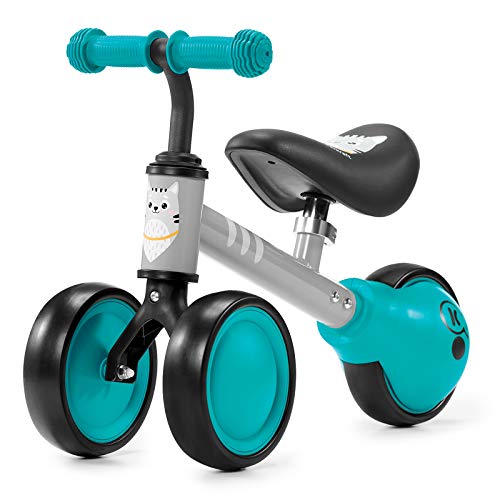 Kinderkraft Bicicleta sin Pedales CUTIE, Triciclo, Ligera, Turquesa