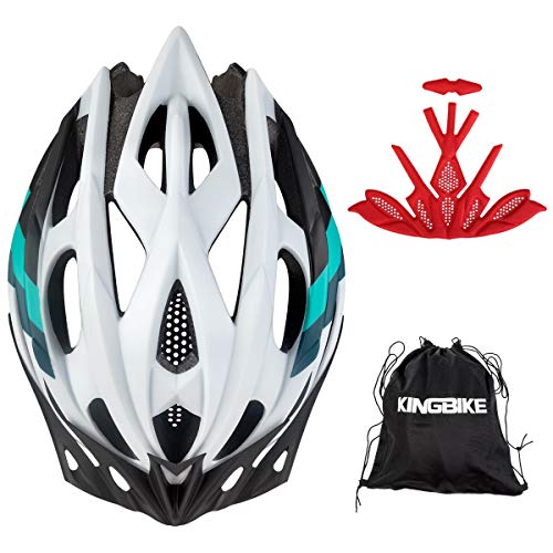 KING BIKE Casco de Bicicleta Casco de Bicicleta con Luz LED para Hombres Damas Casco En Los Cascos Artículos Deportivos Cascos de Bicicleta Ltd Racing Bike Mountain Shell Mountain Bike MTB