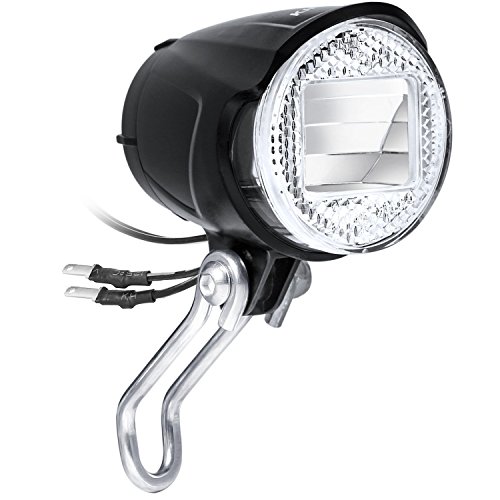 Kingtop [Versión Actualizada] Luces de Bicicleta Faro Bici LED Lámpara de la Bicicleta 40 Lux LED Homologación