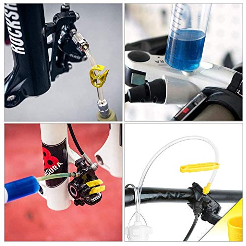 Kit de Purga de Bicicleta, Kit de Purga Mineral de Aceite de Freno, Kit de Purga de Freno, Herramientas de Reparación de Freno de Disco, con Caja de Transporte, para Shimano, MAGURA, TEKTRO, SRAM