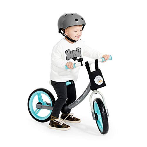 kk Kinderkraft Bici sin Pedales 2WAY Next, Cuadro Bajo, Sillín Blando, Unisex-Baby, Turquesa, 84 x 59 x 36