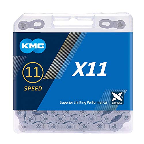 KMC X11 Cadena, Unisex Adulto, Gris, 118 Link
