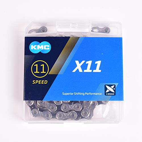 KMC_ 2019 X11.93 X11 Cadena de bici 1/2 x 11/128 11 velocidades, 118 eslabones