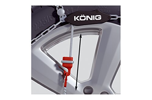 KÖNIG XG-12 PRO 255 Cadenas para la nieve, set de 2