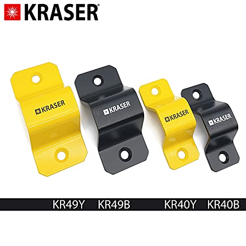 KRASER KR40B Anclaje de Suelo o Pared, Antirrobo Fijación en Acero de Alta Resistencia, Moto Bici Remolque, Compacto