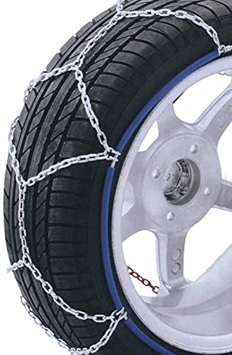 KRAWEHL Cadenas de Nieve Tipo Malla de Rombo Especiales para 4x4. Montaje Rápido con Aro Flexible. Antideslizantes, 2 Unidades. - 37