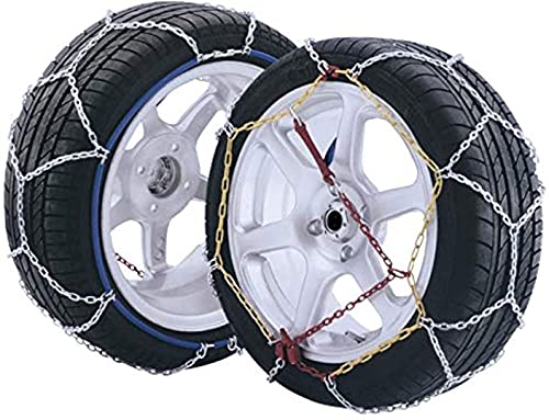 KRAWEHL Cadenas de Nieve Tipo Malla de Rombo Especiales para 4x4. Montaje Rápido con Aro Flexible. Antideslizantes, 2 Unidades. - 37