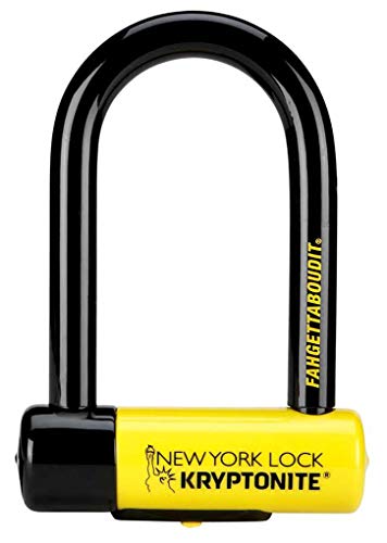Kryptonite New York FAHGETTABOUDIT Lock - Amarillo, Mini