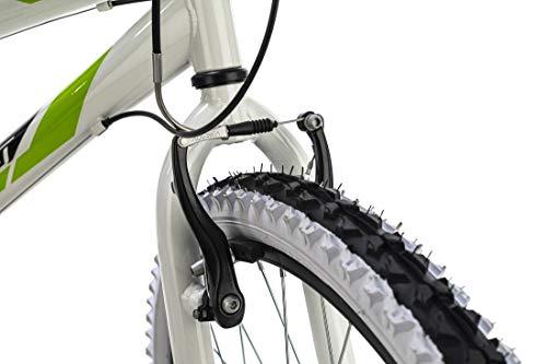 KS Cycling Scrawler-Bicicleta Infantil, Altura de 38 cm, Color Blanco, Unisex niños, 24 Zoll, 31 cm