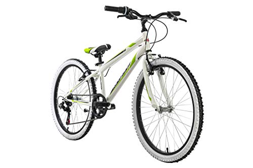 KS Cycling Scrawler-Bicicleta Infantil, Altura de 38 cm, Color Blanco, Unisex niños, 24 Zoll, 31 cm