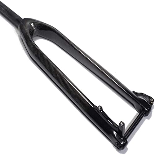 ksamwjf Horquilla Delantera de Bicicleta de 26"27,5" 29 Pulgadas, Horquilla rígida de Carbono Ultraligera para Bicicletas MTB Horquilla de suspensión para Bicicleta de Trekking, Delantera 700C Fren