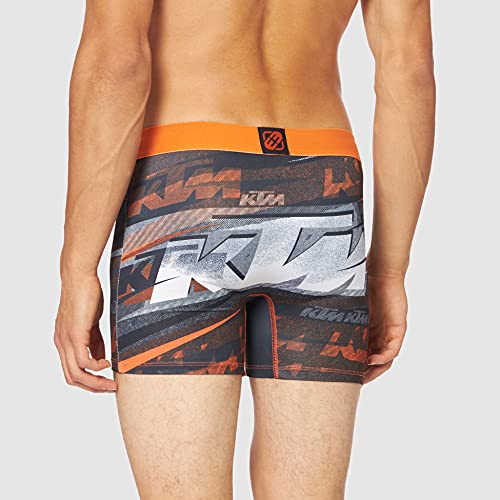 KTM Calzoncillos Estampados Motorbike para Hombre, Pack 5 PK2607, XXL