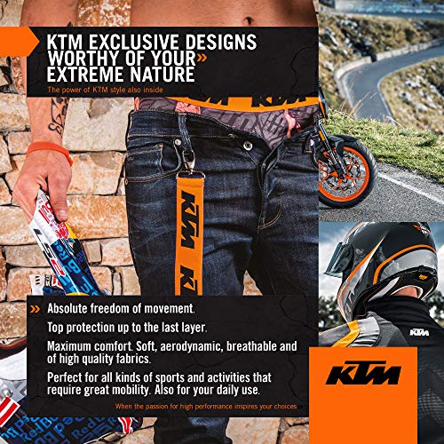 KTM T275-1 Boxer Microfibra (92% poliéster-8% Elastano) -Multicolor, Pack De 5 T275/1, M Hombres