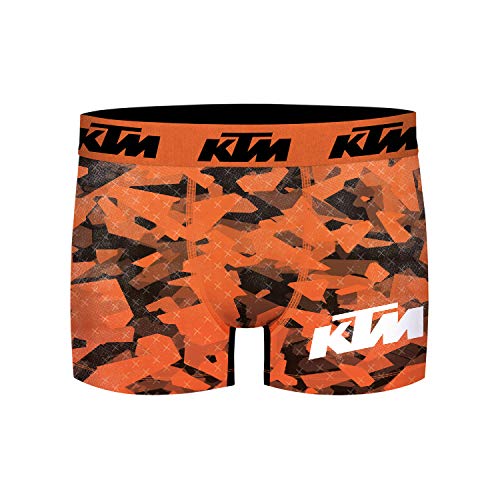 KTM T280-1 Boxer Microfibra (92% poliéster-8% Elastano) -Multicolor, Unitario T280/1, M Hombres