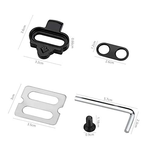 Kupink Calas MTB SPD Pedales Autobloqueantes Juego Tacos para Bicicleta Montaña para Shimano SPD