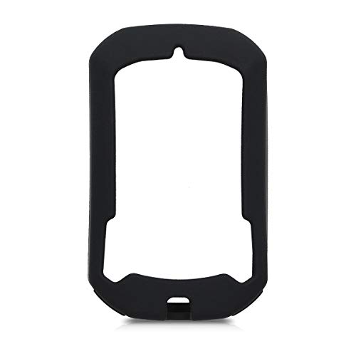 kwmobile Carcasa GPS Compatible con Bryton Rider 420/320 - Funda de Silicona para navegdor de Bici - Negro