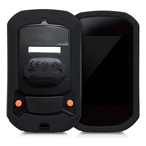 kwmobile Carcasa GPS Compatible con Bryton Rider 420/320 - Funda de Silicona para navegdor de Bici - Negro
