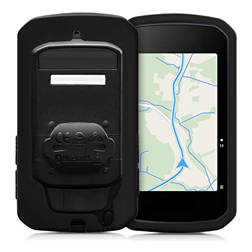 kwmobile Carcasa GPS Compatible con Bryton Rider 750 - Funda de Silicona para navegdor de Bici - Negro