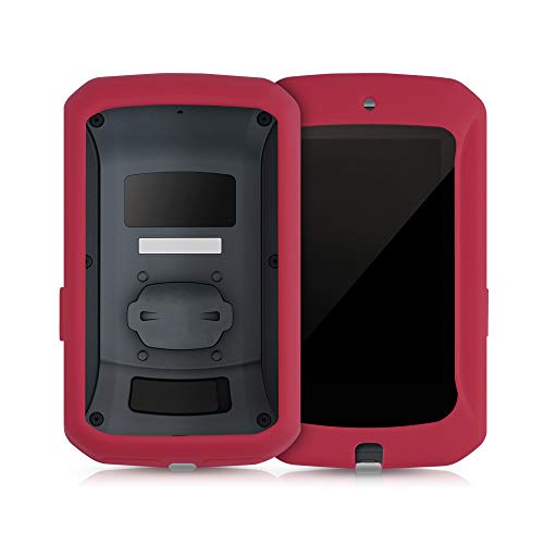 kwmobile Carcasa GPS Compatible con Bryton Rider 860 - Funda de Silicona para navegdor de Bici - Rojo