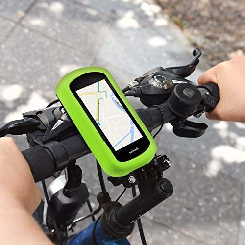 kwmobile Carcasa GPS Compatible con Garmin Edge 1030/1030 Plus - Funda de Silicona para navegdor de Bici - Verde