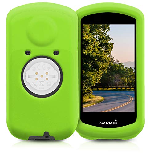 kwmobile Carcasa GPS Compatible con Garmin Edge 1030/1030 Plus - Funda de Silicona para navegdor de Bici - Verde