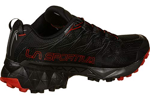 LA SPORTIVA Akyra GTX, Zapatillas de Running Hombre, Black/Poppy, 41 EU