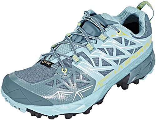 LA SPORTIVA Akyra Woman GTX Slate/Sulphur, Zapatillas de Running Mujer, 37.5 EU