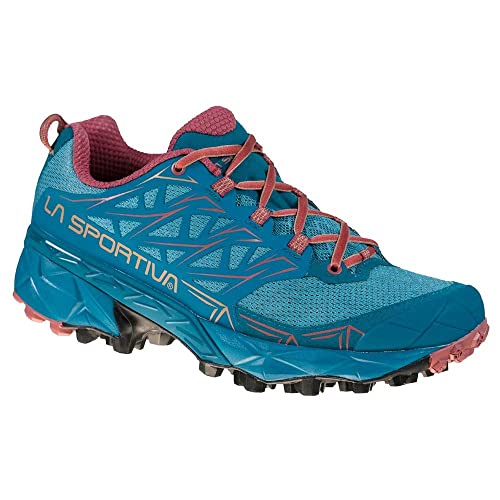 LA SPORTIVA Akyra Woman, Zapatillas de Trail Running Mujer, Ink/Rouge, 40 EU