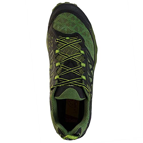 LA SPORTIVA Akyra, Zapatillas de Senderismo Hombre, Olive/Neon, 44 EU