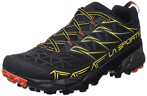 La Sportiva Akyra, Zapatillas de Trail Running Hombre, Negro (Negro 000), 45 EU