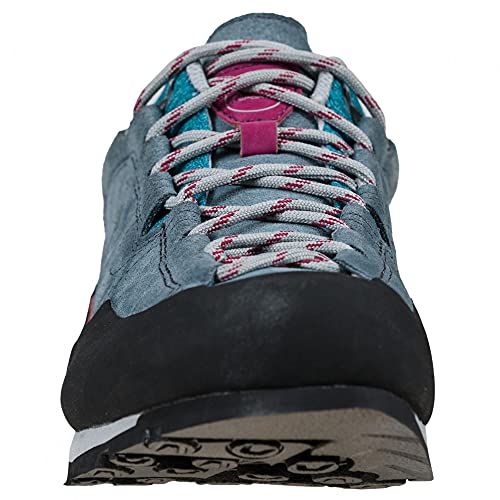 LA SPORTIVA Boulder X Woman, Zapatillas de Senderismo Mujer, Slate/Red Plum, 37 EU