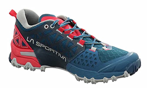 La Sportiva Bushido II Woman, Zapatillas de Senderismo Mujer, Ink Love Potion, 38 EU