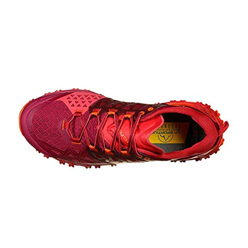 LA SPORTIVA Bushido II Woman, Zapatillas de Trail Running Mujer, Beet/Garnet, 42 EU