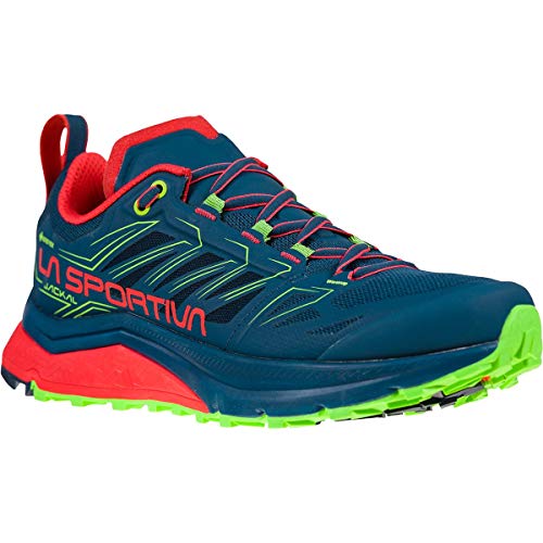 LA SPORTIVA Jackal Woman GTX, Zapatillas de Trail Running Mujer, Opal/Hibiscus, 40 EU