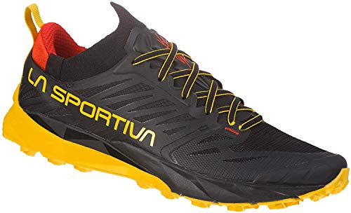 LA SPORTIVA Kaptiva, Zapatillas de Trail Running Hombre, Black/Yellow, 42.5 EU