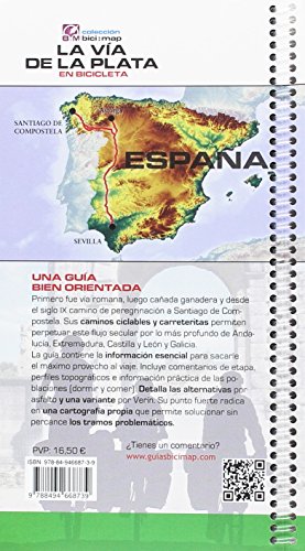 La Vía de la Plata: Caminos Mozárabe y Sanabrés en bicicleta: 20 (Bici:map)