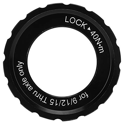 Ladieshow Mountain Road Bike Center Lock Juego de ruedas Hub Disco Lock Cover 12/15/20MM Eje de barril