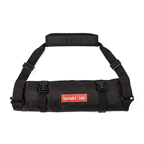 lamaki:lab Bolsa de Transporte Bicicleta Plegable | para todas las Marcas Brompton Dahon Giant Birdy Oyama | para Bicicletas Plegables de 14-20 pulgadas | Negro