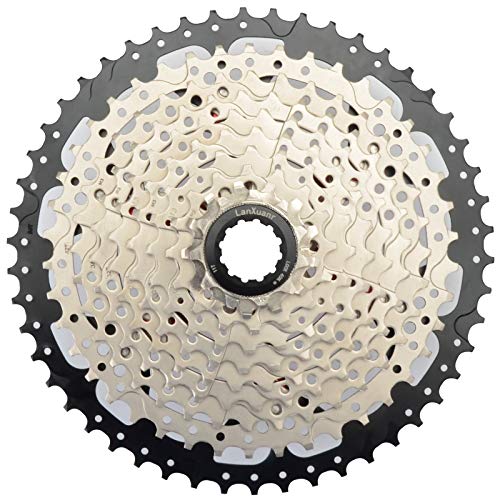 LANXUANR Cassette de Bicicleta de montaña de 10 velocidades para Bicicleta de montaña, Bicicleta de Carretera, súper Ligero (11-50T)