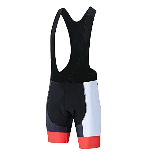 LCBYOG Hombre Ciclismo Babero Pantalones Cortos de Verano Almohadilla de Gel de Verano Babero Medias de Ciclismo Pantalones Ciclismo Culote (Color : Bib Shorts, Size : L)