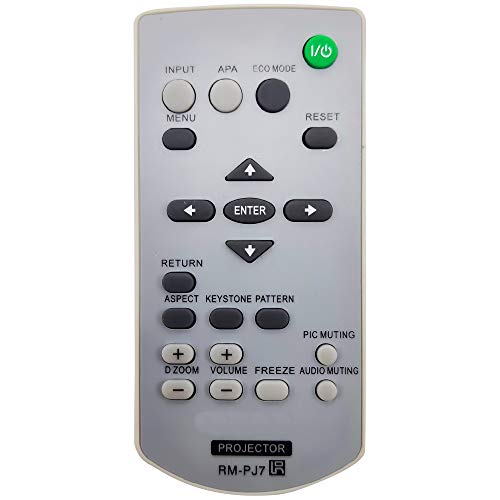 Leankle Mando a Distancia RM-PJ6/ RM-PJ8 para Sony VPL-CS21, VPL-DX10, VPL-DX11, VPL-DX15, VPL-ES7, VPL-EW7, VPL-EX130, VPL-EX7, VPL-EX70, VPL-MX20, VPL-MX25, VPL-TX7, VPL-TX70, VPL-SW526CM