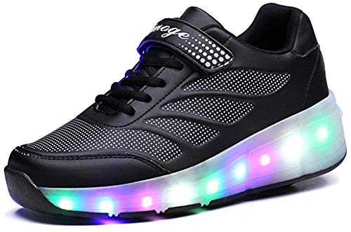 Led Luces Zapatos con Ruedas para Pequeños Niños y Niña Automática Calzado de Skateboarding Deportes de Exterior Patines en Línea Brillante Mutilsport Aire Libre y Deporte Gimnasia Running Zapatillas