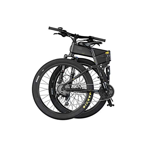 Legend EBIKES ETNA Smart 14Ah Bicicleta eléctrica MTB Plegable 27.5", Adultos Unisex, Negro Onyx, 52