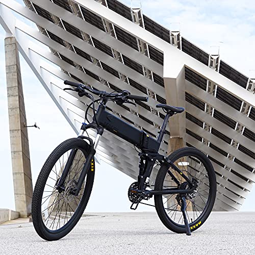 Legend EBIKES ETNA Smart 14Ah Bicicleta eléctrica MTB Plegable 27.5", Adultos Unisex, Negro Onyx, 52