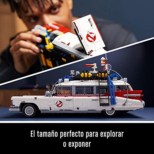 LEGO 10274 Creator ECTO-1 de los Cazafantasmas, Maqueta Grande de Coche de Ghostbusters, Modelo de Coleccionista para Adultos