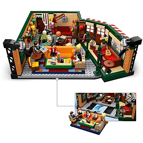 LEGO 21319 Ideas Central Perk, Cafetería de Serie Friends con Mini Figuras, Maqueta para Construir para Niños 16 Años y Adultos