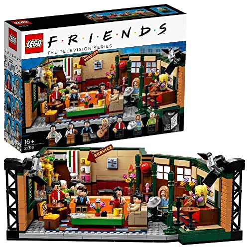 LEGO 21319 Ideas Central Perk, Cafetería de Serie Friends con Mini Figuras, Maqueta para Construir para Niños 16 Años y Adultos