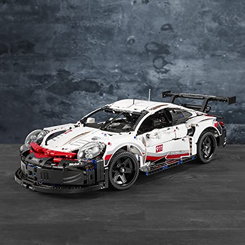 LEGO 42096 Technic Porsche 911 RSR Modelo de Coleccionista de Coche de Carreras, Set de Construcción para Niños +10 años