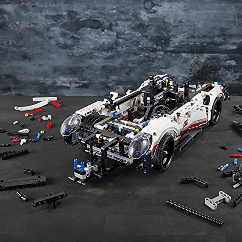 LEGO 42096 Technic Porsche 911 RSR Modelo de Coleccionista de Coche de Carreras, Set de Construcción para Niños +10 años